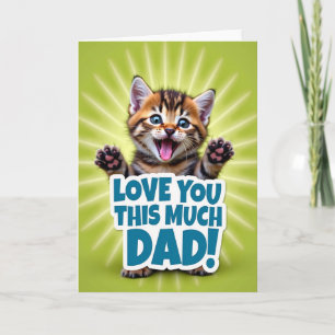 Tabbys Sweet Fathers Day Card
