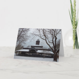 Tabernacle and Snow Grey Skies- Martha's Vineyard Card
