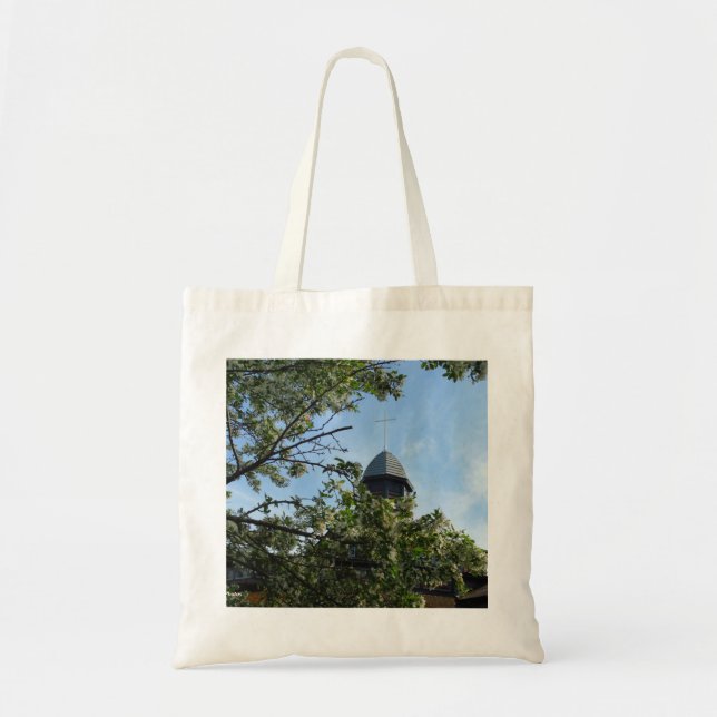 Tabernacle in Spring - Martha's Vineyard Tote Bag (Front)