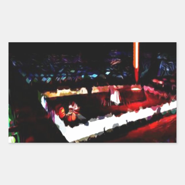 Tabernacle of God in the Wilderness Rectangular Sticker (Front)