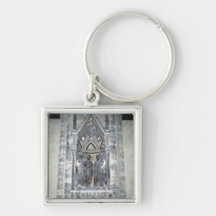 Tabernacle with Four Crowned Saints Key Ring
