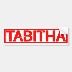 Tabitha Stamp Bumper Sticker