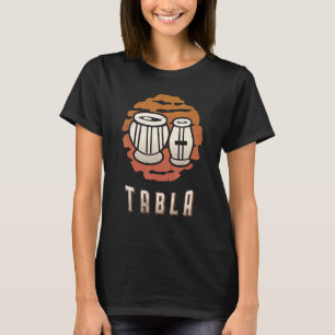Tabla Vintage Retro Classic Sunset Music T-Shirt