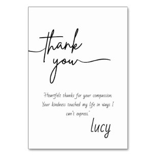 Table Card
