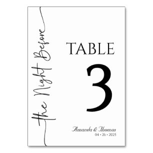 Table Card