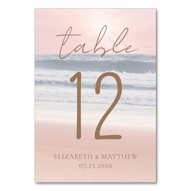 Table Card (Front)