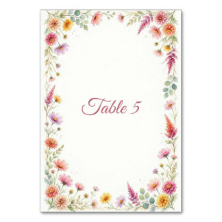 Table Card