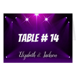 Table Card #14 - In the Spotlight Wedding / Party