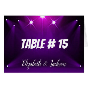 Table Card #15 - In the Spotlight Wedding / Party