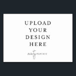 Table Card - 3.5" x 5" Landscape<br><div class="desc">Customise your design in Templett. After you are done editing,  download your file in a JPG format (don't forget to turn on the bleed option). Upload your design here by clicking on the blue "Personalise" button.</div>