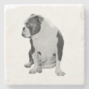 Table Cheer, Side Study Stone Coaster