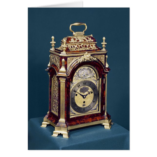 Table clock, c.1750 (Front)