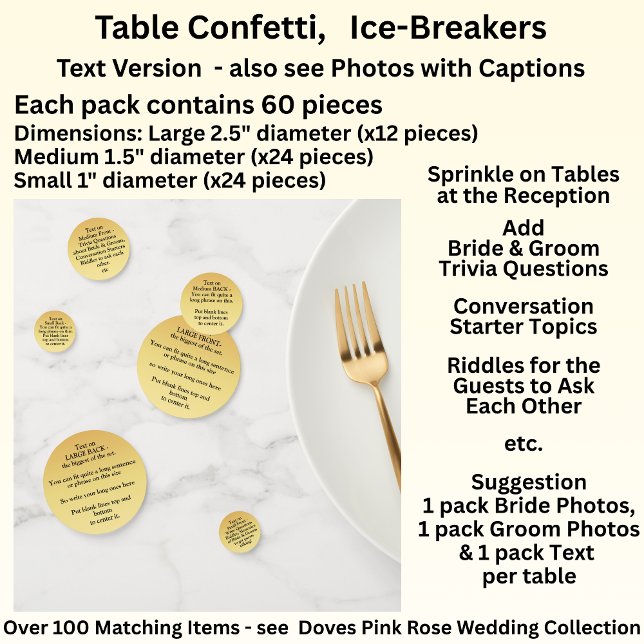 Table Confetti 60pc - Add Text, Trivia, Questions, (Creator Uploaded)