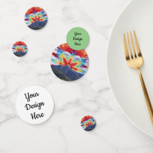 Table Confetti Customisable Tie Dye Mt Tamalpais
