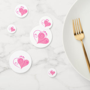 Table Confetti Hearts