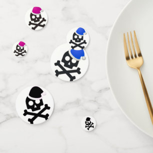 Table Confetti Skull
