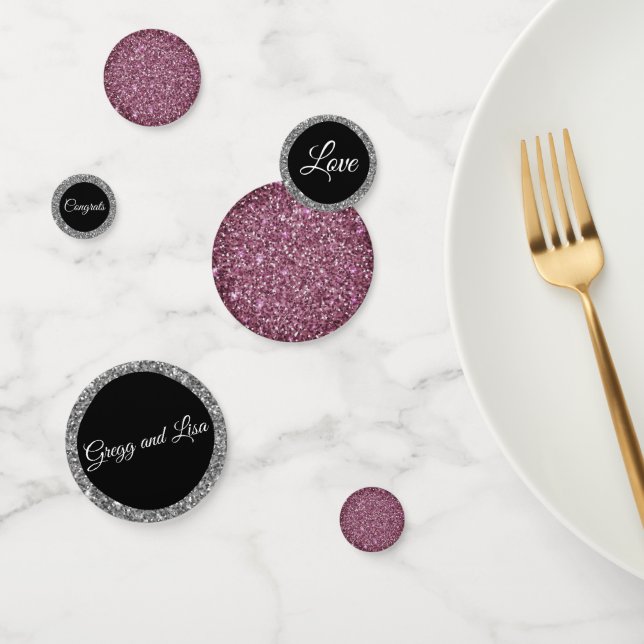 Table Confetti-Wedding Glitter Mix Confetti (Group)