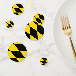 Table confetti with flag of Munich, Bavaria