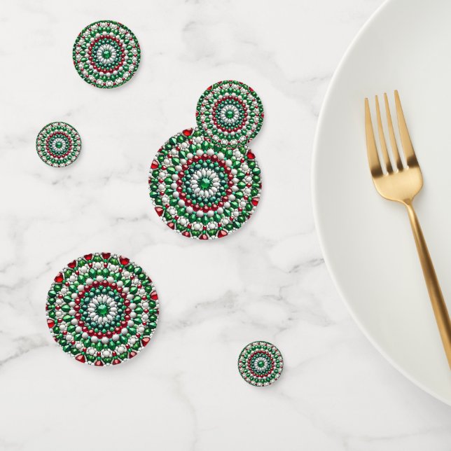 Table confetti with Italian Colours (Group)