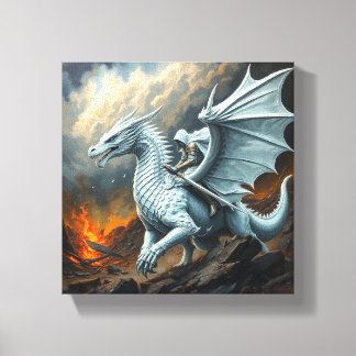 Table Deco (Chaos) Canvas Print