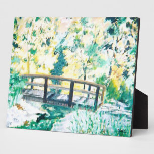 Table Easel With Canvas : Morning Dew  Plaque