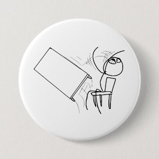 Table Flip Flipping Rage Face Meme 7.5 Cm Round Badge