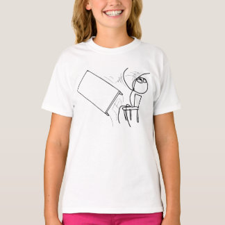 Table Flip Flipping Rage Face Meme T-Shirt