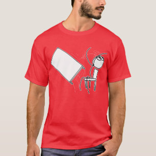 Table Flip Flipping Rage Face Meme T-Shirt
