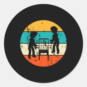 Table football table football table football table classic round sticker