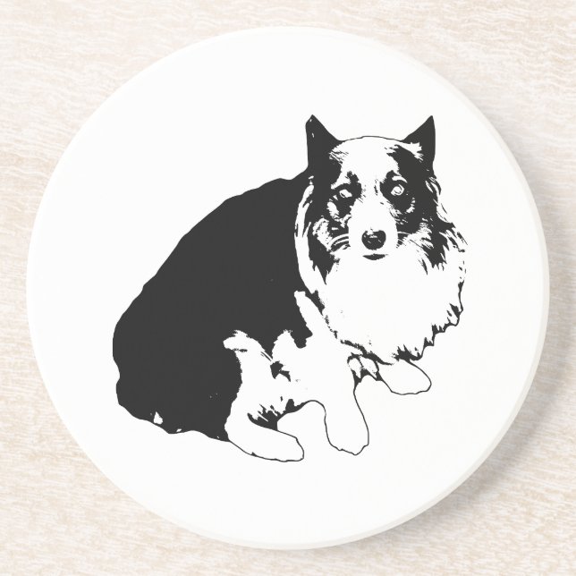 Table Guard Corgi Coaster (Front)