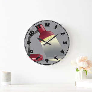 Table Lamp Clock