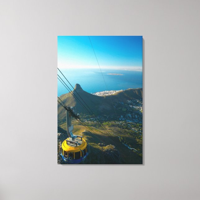 Table Mountain Cable Car, Cape Town Canvas Print (Front)