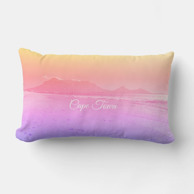 Table Mountain Cape Town Throw Pillow Cushion (Front)