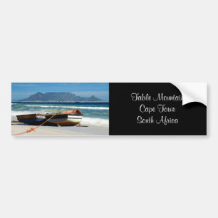 Table Mountain & fishing boats bumper stickers