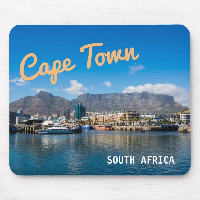 Table Mountain in Cape Town, South Africa. Mouse Pad (Front)