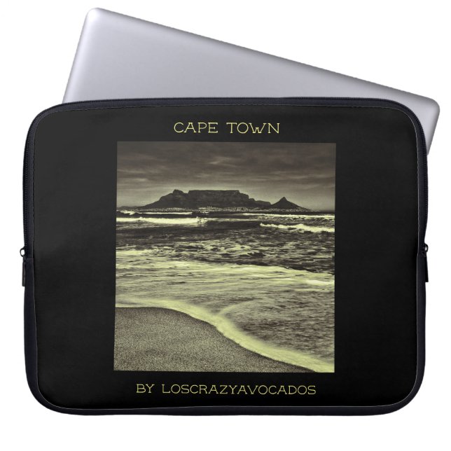 Table Mountain Lion's Head Cape Town Laptop Sleeve (Front)