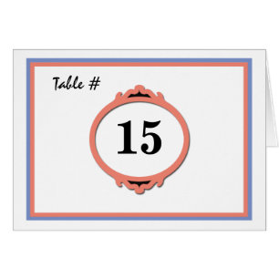 Table No card