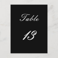 Table Number 13