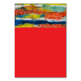 Table number card
