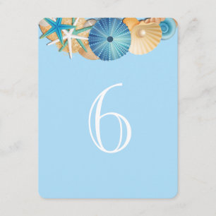 Table Number Card-6
