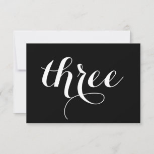 Table Number Card Script