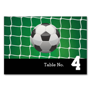 Table Number Goal Soccer Cool Gifts