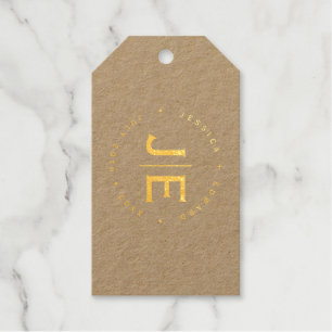 Table Number Luggage Tag Couple Initials Modern