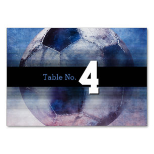 Table Number Soccer Sport