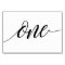 Table Numbers - Luxe Typography (Black) 1