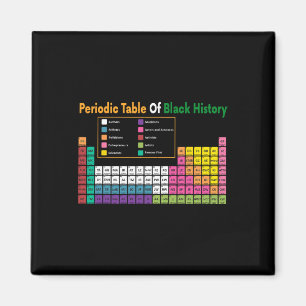 Table Of Black History Gift African Black History  Magnet