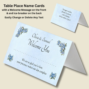 Table Place Card - with Messages