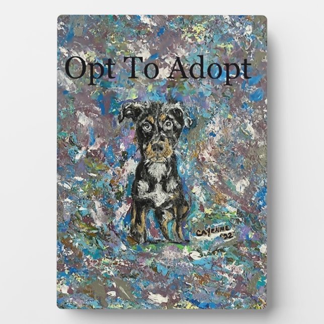 Table Plaque and Easel  (Front)