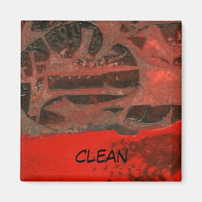 "Table Rock #3" Abstract Dishwasher Magnet (Front)