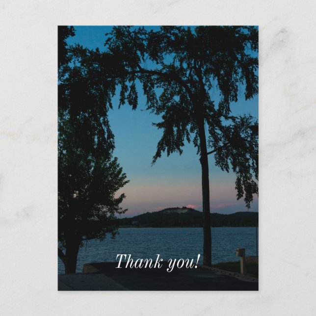 Table Rock Dusk Postcard (Front)